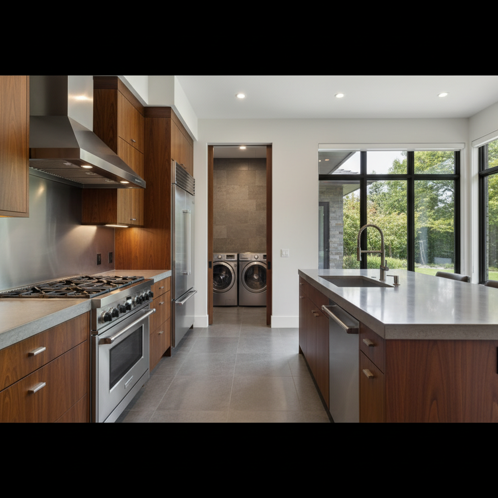 Premium Smeg appliance suite in a luxury home